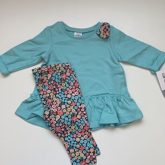 Carter 6M baby set 2 pc set new baby girl - Picture 1 of 6